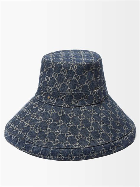 gucci denim wide brim hat code|gucci denim wide brim hat.